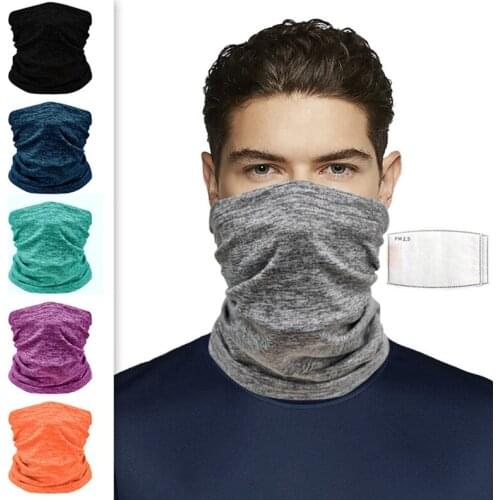 1Pc Neck Warmer Bandana Tube Scarf Pipe Half Face Cover Sports Thermal Skiing Gaiter Hiking Cycling Men Women
