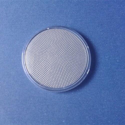10 pcs plano round shape LED light cover with beads surface 50mm diameter