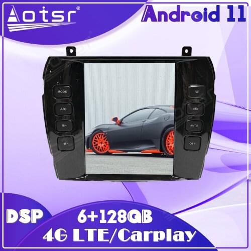 128G Android 11 Car Multimedia Auto Video Audio Radio Player For Jaguar XJ 2004 2005 2006 - 2008 GPS Navi Tesla Style Head Unit