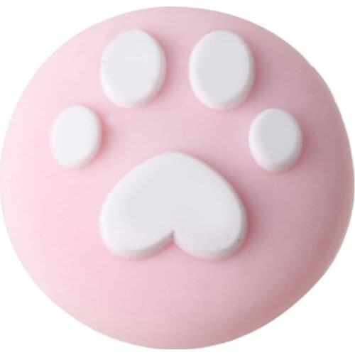 4PCS Cute Cat Claw Pattern Thumb Grip Cap Soft Silicone Joystick Protective Cover for NS Switch/Switch Lite Controller T84D
