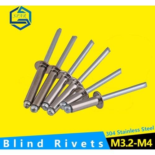 Blind Rivets Round Break Mandrel Blind Rivets Round Head Blind Rivets 304 Stainless Steel GB/T12618 M3.2/M4.0