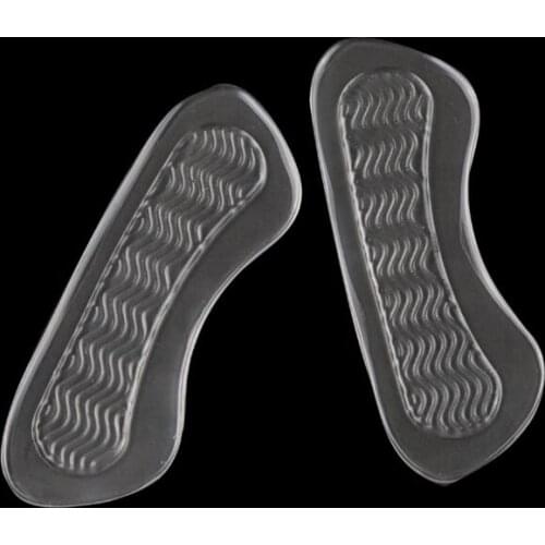 Fast ship way Silicone high heel sticker heel pad as anti-friction shoes sticky mat for hug heel free paste foot care cushion