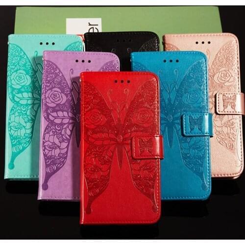 Rose Flower Butterfly Leather Phone Case For iPhone X XS XR 11 12 Pro Max 7 8 Plus SE 2020 Mini Soft TPU Wallet Flip Back Cover