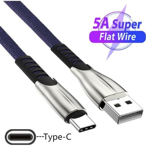 USB 3.0 Type C Data Sync Fast Charging Cable For Samsung A12 A51 Motorola One Moto G9 Play Honor 9X Zinc Alloy Braided USB Wires