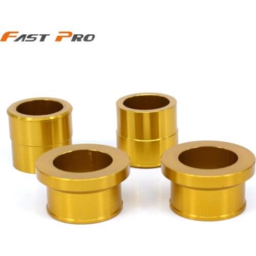 Motorcycle CNC Front & Rear Wheel Hub Spacers Axle Kit For SUZUKI RMZ250 2007-2019 RMZ450 2005-2019 RMX450Z 2010-2017 Dirt Bike