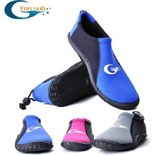 Neoprene 3mm Water Shoes Quick Drying Slip-On Aqua Dive Boots Shoes for Beach Surf Swim Driving Boating Kayaking And Diving
