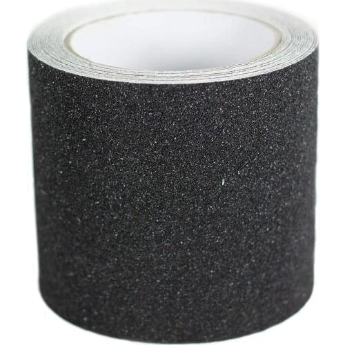 Non-Slip Stair Tape - Indoor & Outdoor Waterproof Safety Steps,80 Grit,Black,5m