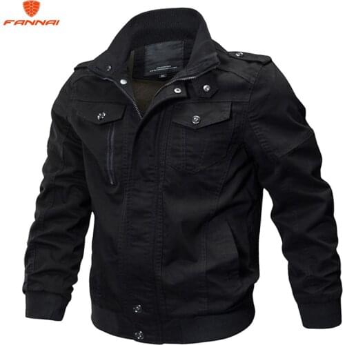 2019 New Military Jacket Men Casual Jacket Mens Pilot Jackets spring and fall Men Plus Size M-6XL coat