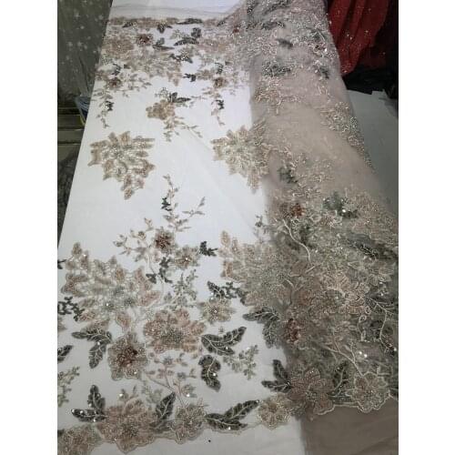 New boutique handmade beads, high-quality embroidery, French tulle lace, good quality and good price, fashionable ladies skirt