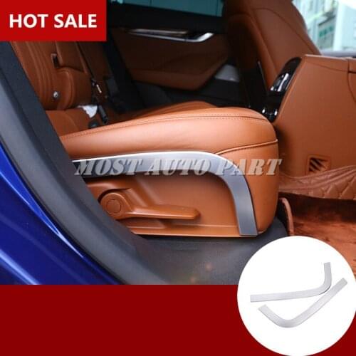 ABS Inner Rear Seat Side Frame Trim Cover 2pcs For Maserati Levante 2016-2020 Car accesories interior Car Trim