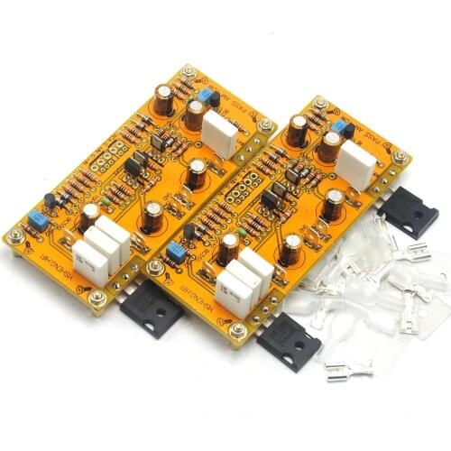 One Pair PASS AM single-end Class A Amplifier Board Pre-amp 10W 8ohms DC 18V-0V-18V