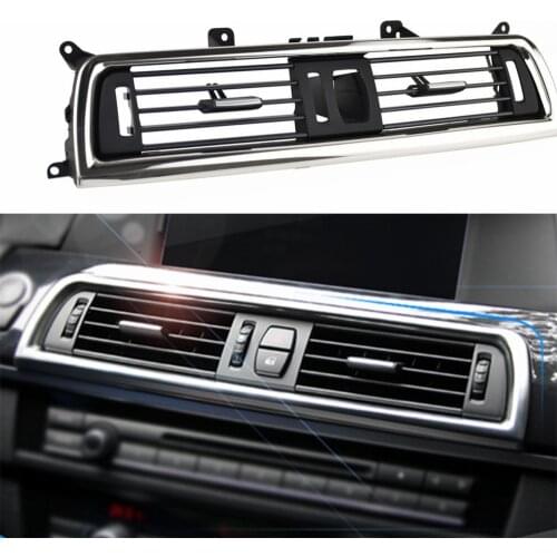 For BMW 5 Series F10 F11 F18 64229166885 LHD Front Console Dash Air Conditioner Chromed AC Vent Complete Assembly