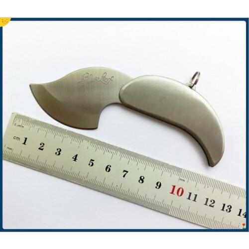 Leaf Shape Mini Folding Knife Folding Blade Keychains Folding Knives EDC Pocket Knife