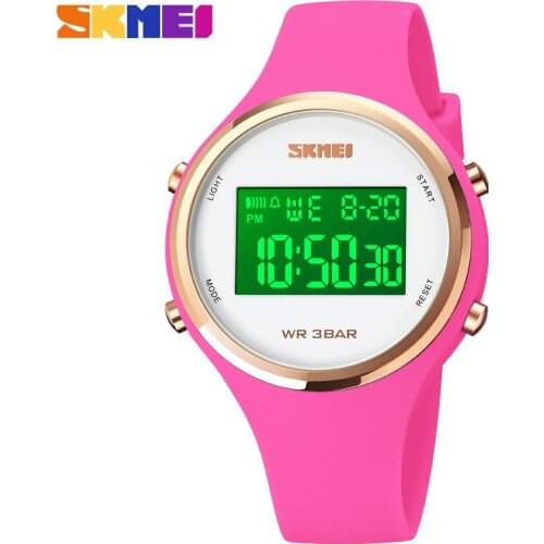 SKMEI Couple Sports Watches Women Digital LED Watch Waterproof Display Date Week Female Wristwatch Relogio Feminino 1720 Relojes