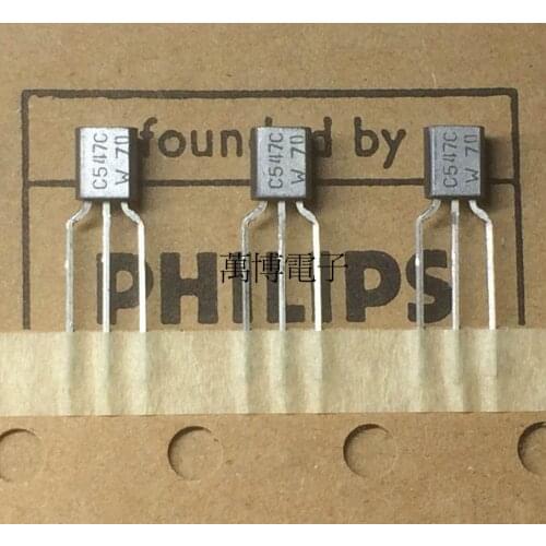 10pcs/30pcs brand new original PH Holland BC BC547C BC547 C547C 547 silver surface free shipping