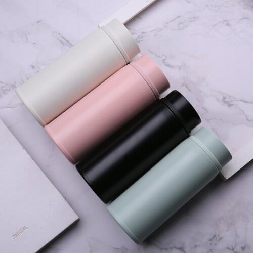 350ml Double Wall Cute Stainless Steel Coffee Thermos Cup Mugs Thermal Bottle Thermocup Fashion Vacuum Flask Cups