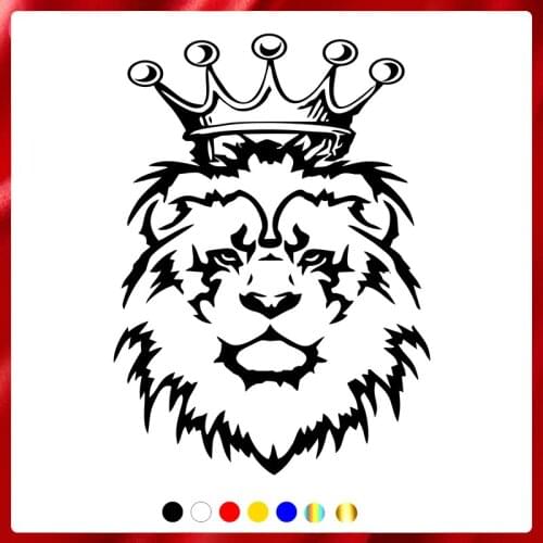40308# Die-Cut Vinyl Decal A Lion Car Sticker Waterproof Auto Decors on Car Body Bumper Rear Window