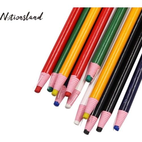 6pcs/Set Colorful Sewing Chalk Cut-free Tailor Chalk Pencils Fabric Marker Pen for Patchwork Garment Marker Sewing Accessories