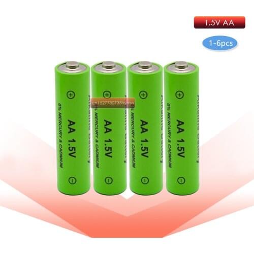 1-4pc New Brand AA rechargeable battery 3000mah 1.5V New Alkaline Rechargeable batery for led light toy mp3