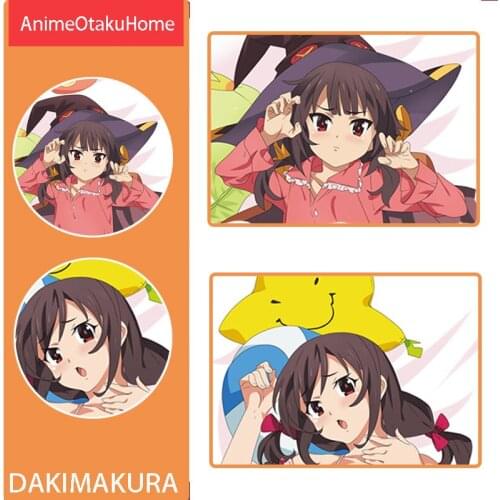 Anime Konosuba Megumin Sexy Lovely Girl Throw Pillow Cover Hug Body Pillowcase Otaku Bedding Decoration Dakimakura Pillow Case