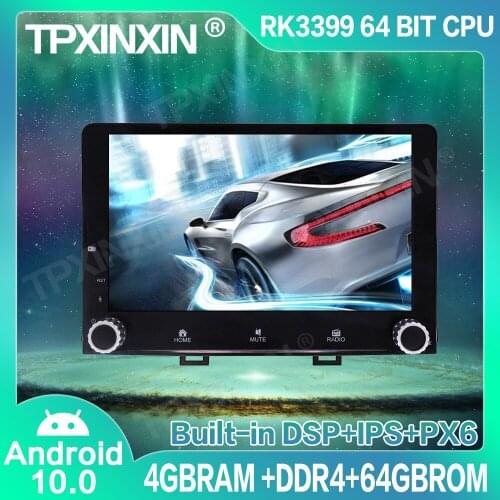 4+64G DSP Android 10.0 For KIA RIO 2017 2018 Car GPS Navigation Radio Player Car Multimedia Player Head Unit Tape Recorder IPS