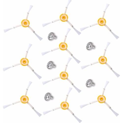 10pcs Side Brush 3 Armed For iRobot Roomba 800 Series 870, 880, 900 series 980 Robotic Vacuum Parts Vacuum Cleaner Accessories