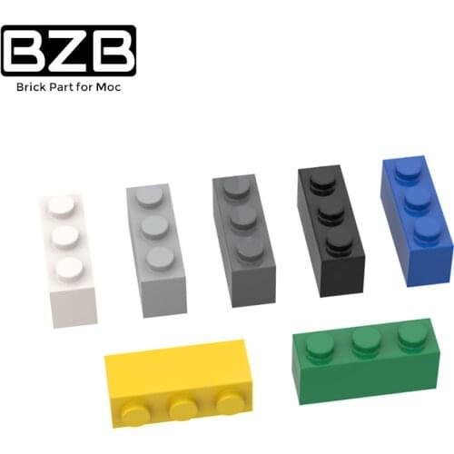 60PCS BZB MOC 3622 1x3 Brick High-tech Technical Building Blocks Brick Parts Kids DIY Creative Brain Game Toys Birthday Gifts