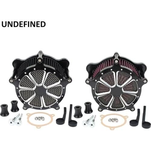 For Harley Touring Road King Road Electra Glide FLH FLT Softail FLST 2020 Black Motorcycle CNC Air Filter Intake Air Cleaner Kit