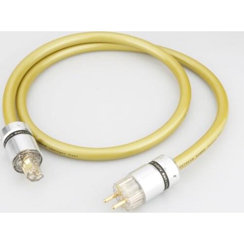 VDH M.C the Mainsstream Hybrid Halogen Free Schuko Power Cable Aluminium Schuko Plug Cord Power Line CD AMP Hifi