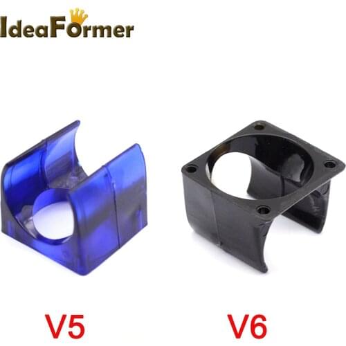 E3D V5 V6 Fan Duct Bracket Housing Guard For Cooling Fan 3010 DIY Reprap J-head Injection Moulded Fan Duct 3d Printer Part