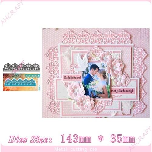Lace openwork lace Metal Cutting Dies for diy Scrapbooking Photo Album Decorative Embossing PaperCard Crafts Die2020