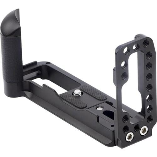 Metal Camera Hand Grip L Bracket Holder for Fujifilm Fuji X100V /X100F Camera Accessories Skidproof Quick Release Mount L Plate