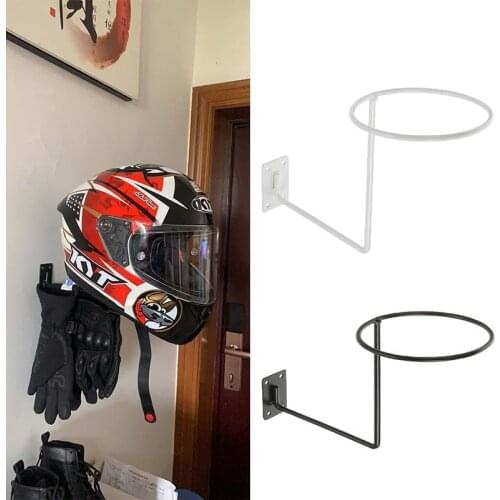 Motorcycle Helmet Hook Wall Hanger Steel Holder Multifunctional Rack for Raincoat Gloves Balls Scooter Moto Helmets Accessories