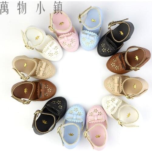 NEW 1/6 BJD YOSD Doll Shoes 6 color ( Pink/Black/Blue/Coffee/White/Khaki) Lovely Hollow out Shoes