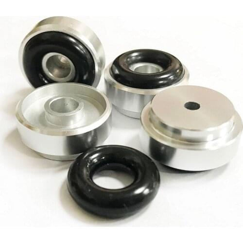Dia 21mm Height 9mm Audio Full Aluminum Alloy Feet Power Amplifier Feet Speaker Damping Feet