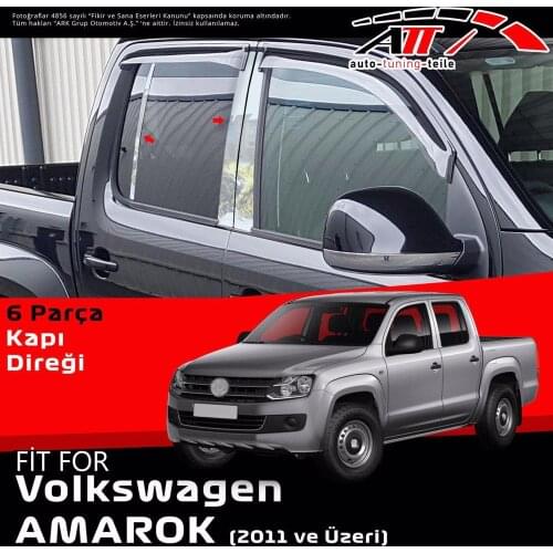 Fit For Volkswagen Amarok 2011 and After Chrome Styling Moulding Custom Fit Door 6 Piece Set Trim Tuning Designed Automobile Accessory Good Quality