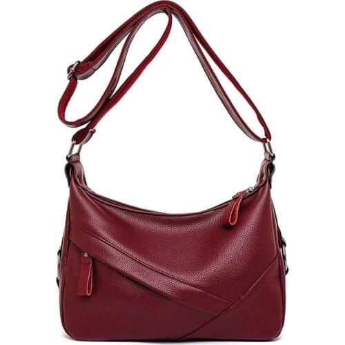 Luxury Handbags Women Bags Designer 2021 Women Soft Leather Shoulder Bags Sac A Main Vintage Crossbody Shoulder Bag Ladies New