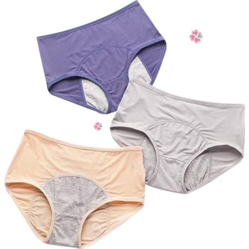 Mora Mona Menstrual Period Panties Women Underwear Physiological Pants Cotton Leakproof Women Period Underwear