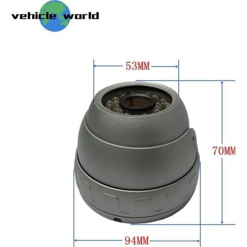 High Definition 1080P AHD Indoor Dome Camera Metal Housing IR Night Vision Car Camera