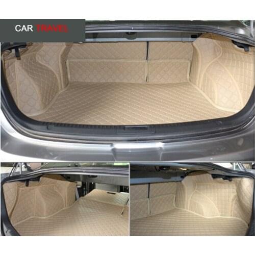 High quality! Special car trunk mats for Mazda 6 sedan 2012-2008 waterproof boot carpets cargo liner mats for Mazda 6 2010