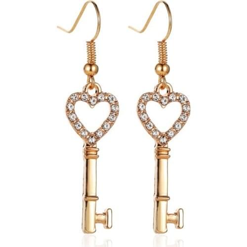 Trend Women Earrings Jewelry Lovely Hollow Heart Butterfly Drop Dangle Earrings Elegant Lady Jewelry Accessories Oorbellen