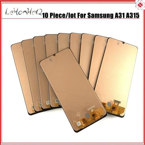 10 Piece/lot Incell LCD For Samsung A31 A315 A315F LCD Display Touch Screen Digitizer Assembly For Samsung A315 Screen