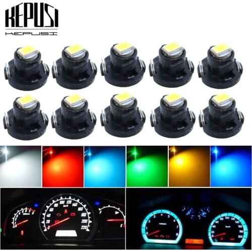10x T4.2 Neo Wedge LED Indicator Bulbs AC Climate Heater Controls Lamp LED for Toyota Tacoma Corolla Matrix Corolla Camry
