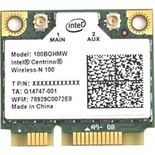 Intel centrino Wireless adapter 100 100BGHMW 150Mbps 802.11n WiFi PCIe WLAN Mini Network Card