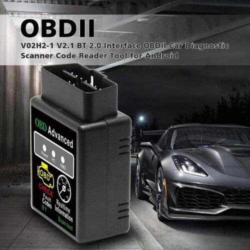 OBDII HH OBD ELM327 V2.1 Bluetooth Check Engine Interface Adapter Car Auto Diagnostic Scanner Tool