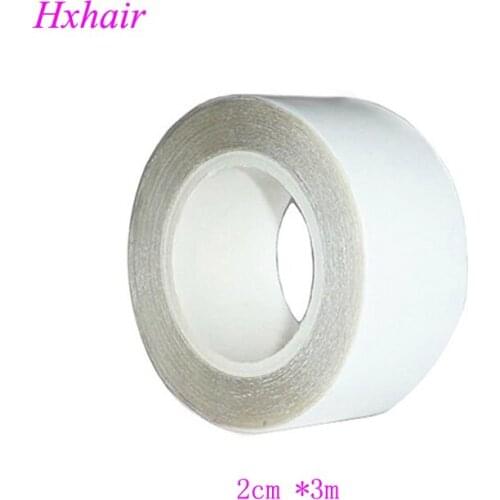 Freeshipping - 100pcs HIGH QUALITY 2cm*3m Double-Sided Adhesive Tape for SKIN WEFT Hair Extension