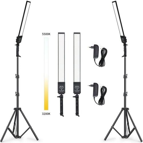 Photography LED Lights Studio Lighting Kit Bi-color 3200-5500K Studio Kits With Tripod Stand For YouTube Portrait Light Stream