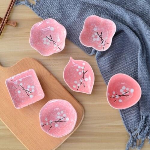 Ceramic Soy Sauce jiang liao die Household Flavored Small wei die Creative Japanese Snack Dishes Dish diao liao wan talheres set