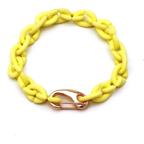 Hot Fashion Lovers Bracelet Bangle Melon Seeds Clasp Multicolor Hard Rubber X Bracelets Charm Bead Jewelry Accessories Gift