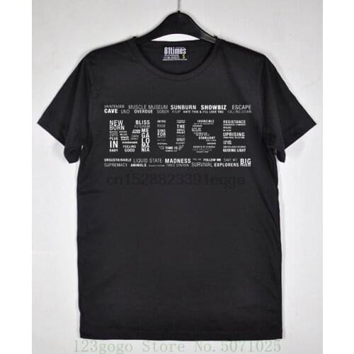 Muse Rock Band Matt Bellamy Chris Wolstenholme Dominic Howard T Shirt S - Xxl Cool Hot Sale New Men T Shirt